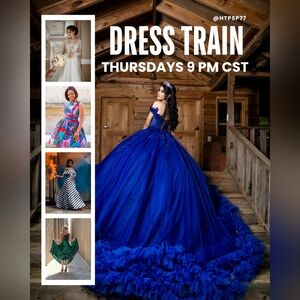 Elegant Blue Ball Gown